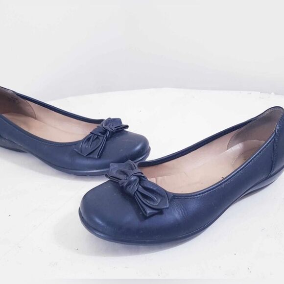 Hotter Purple Flats with Bow Detail - Picture 1 of 7